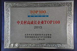 中關(guān)村高成長企業(yè)TOP100